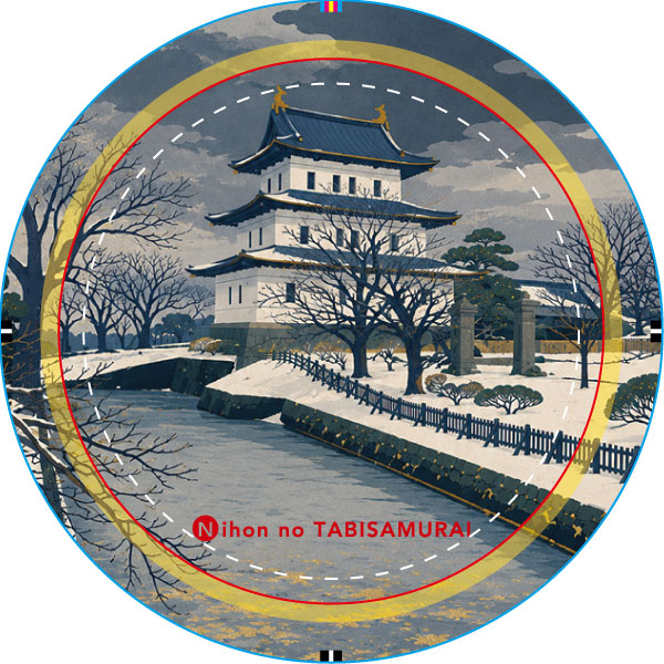 缶バッジ「松前城」